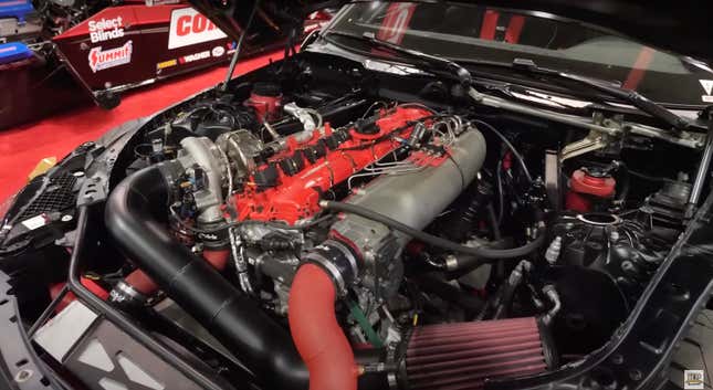 Motor BMW B58 altamente modificado en Formula Drift Toyota Supra